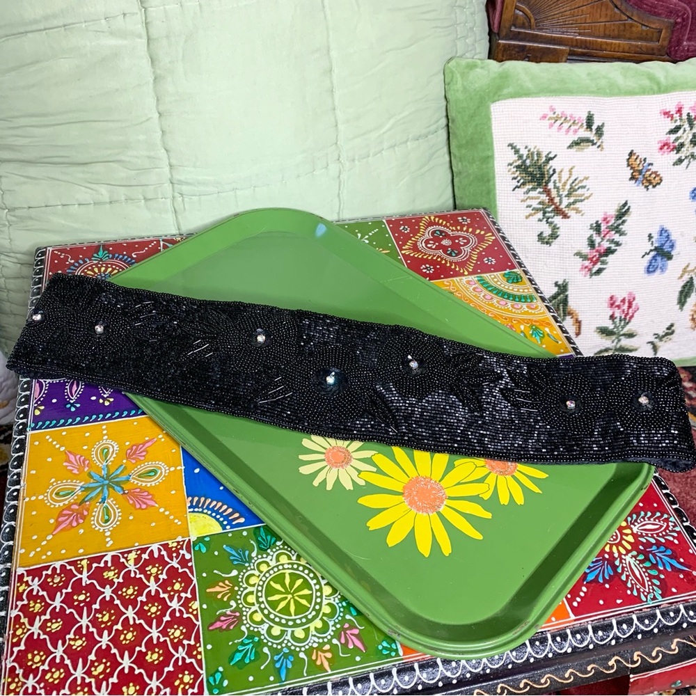 80s Beaded Waist Belt